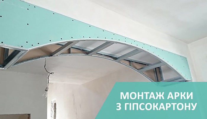 Арки з гіпсокартону [міжкімнатні, дверні] | Як зробити арку з гіпсокартону своїми руками?