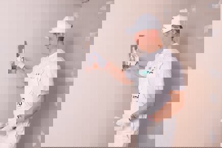 Шпаклівка гіпсокартону під Фарбування / під Шпалери правильно | Чим і як шпаклювати гіпсокартон для стелі та стін - Siniat